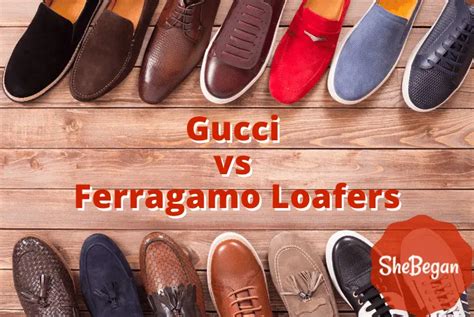 gucci loafers vs ferragamo sleds